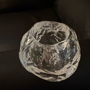 Vintage Crystal Candle Holder